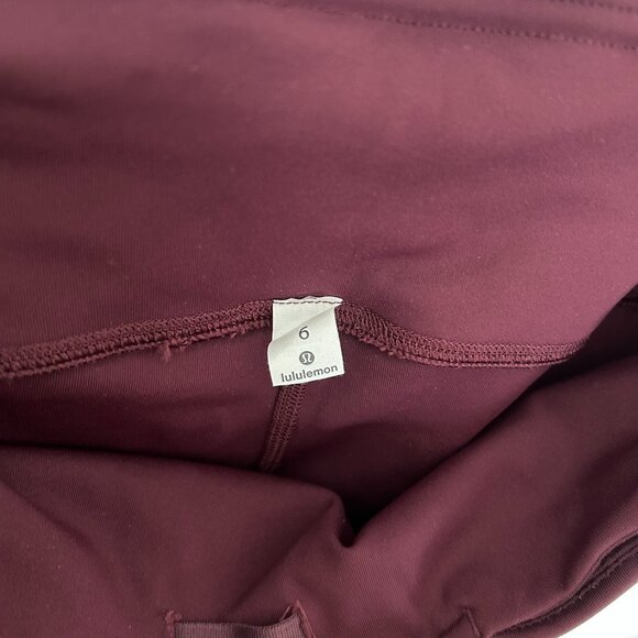 Lululemon Pace Rival Crop Leggings Size 6 Dark Adobe 22" - Picture 7 of 8